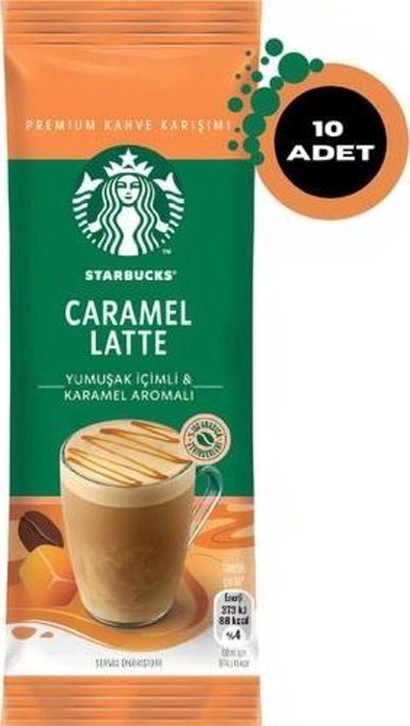 Caramel Latte Granül Kahve 10'lu Paket x 21,5 gr