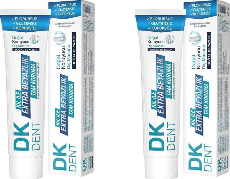 Dkdent Klasik Diş Macunu 75Ml Ekonomik Set 2 Adet