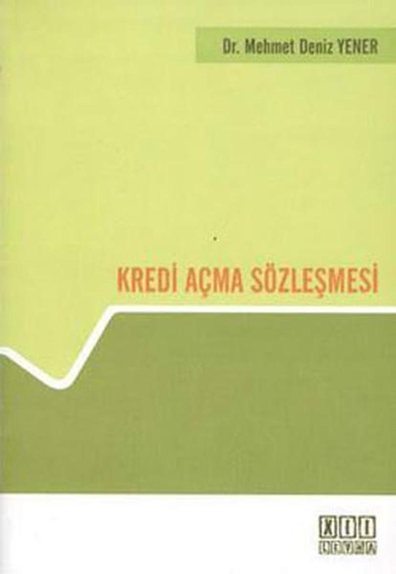 On İki Levha Yayıncılık Kredi Açma Sözleşmesi - Mehmet Deniz Yener