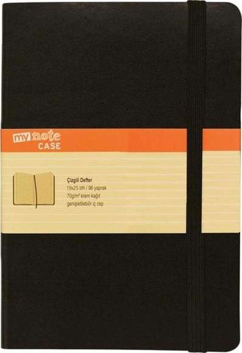 Case 1925 Defter 96 Yp Çizgili Siyah MYN108-B-Ç