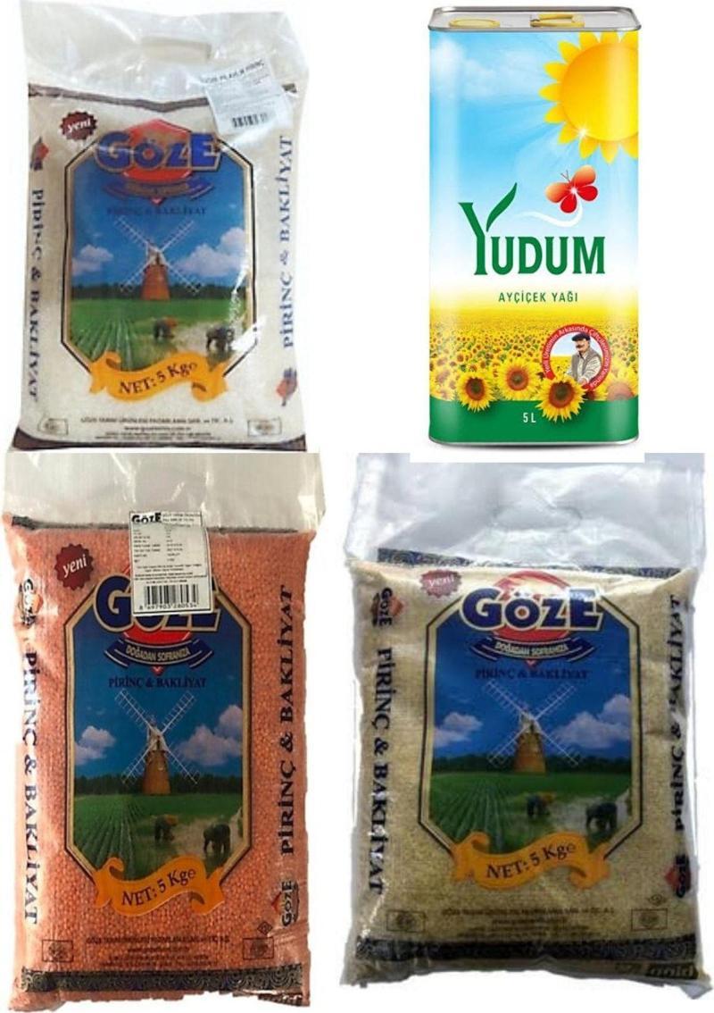 Temel Gıda Kolisi Ayçiçek Yağı 5 Lt