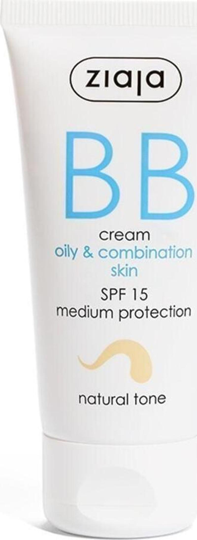 Bb Krem Yağlı Ve Karma Ciltler Için Doğal Ton Spf 15 50 Ml