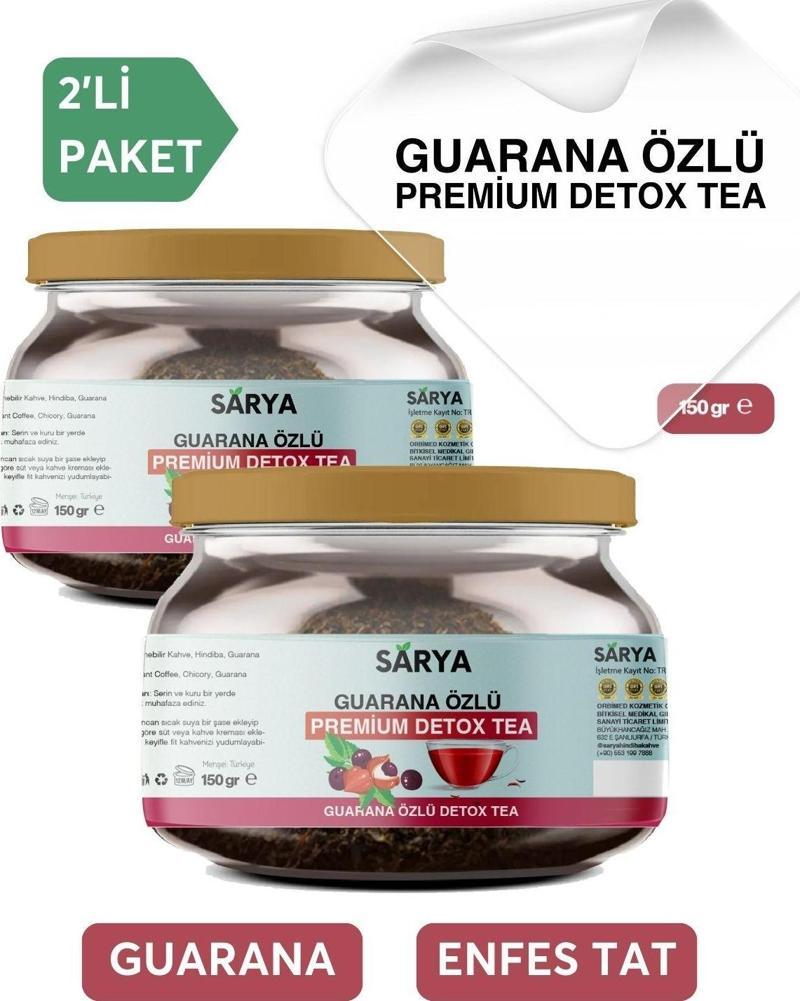 2 Adet Guarana Özlü Premium Detox Tea 2 X 150 Gr