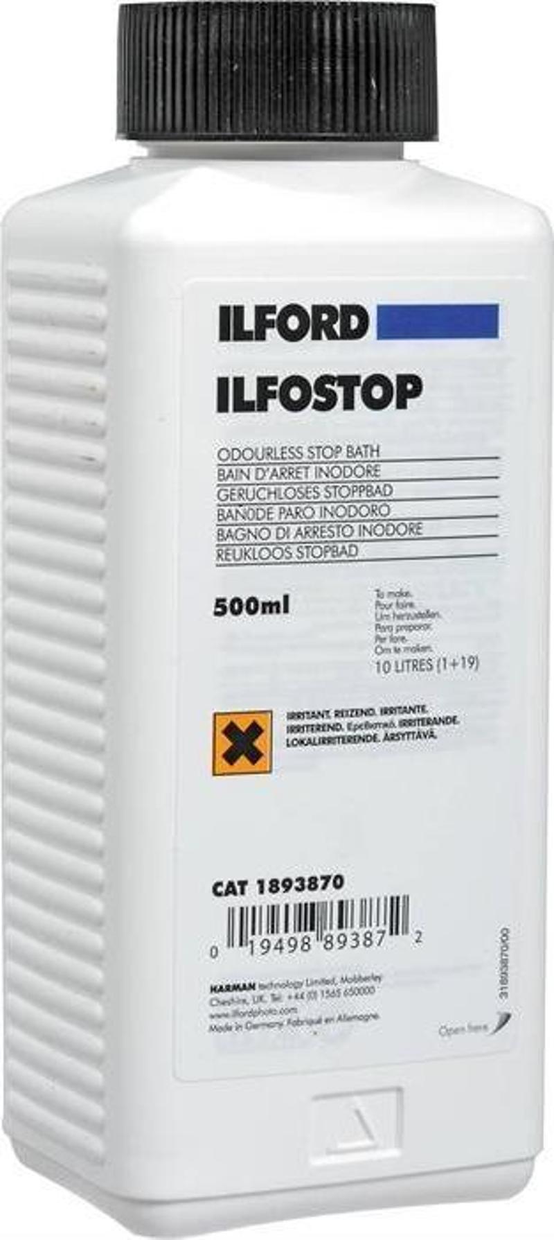 Ilfostop Stop Bath Siyah Beyaz Film/Kart Durdurma Banyosu (500ml)