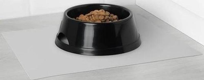Lurvig Plastik Kedi Köpek Mama Kabı Altlığı Amerikan Servis - Gri