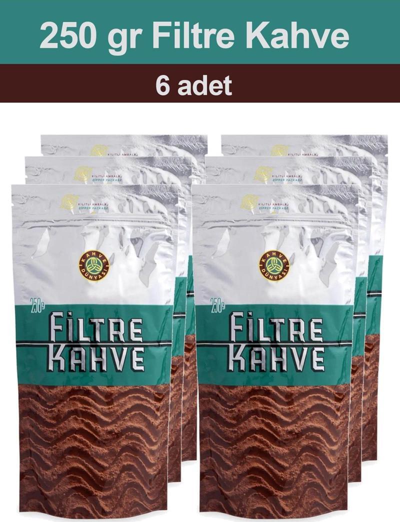 Filtre Kahve 250 gr 6 Adet