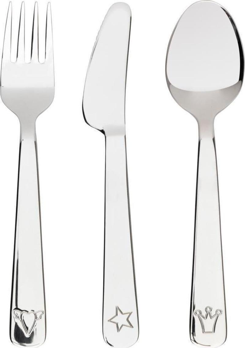 Fabler Paslanmaz Çelik Çocuk Çatal Kaşık Bıçak Seti