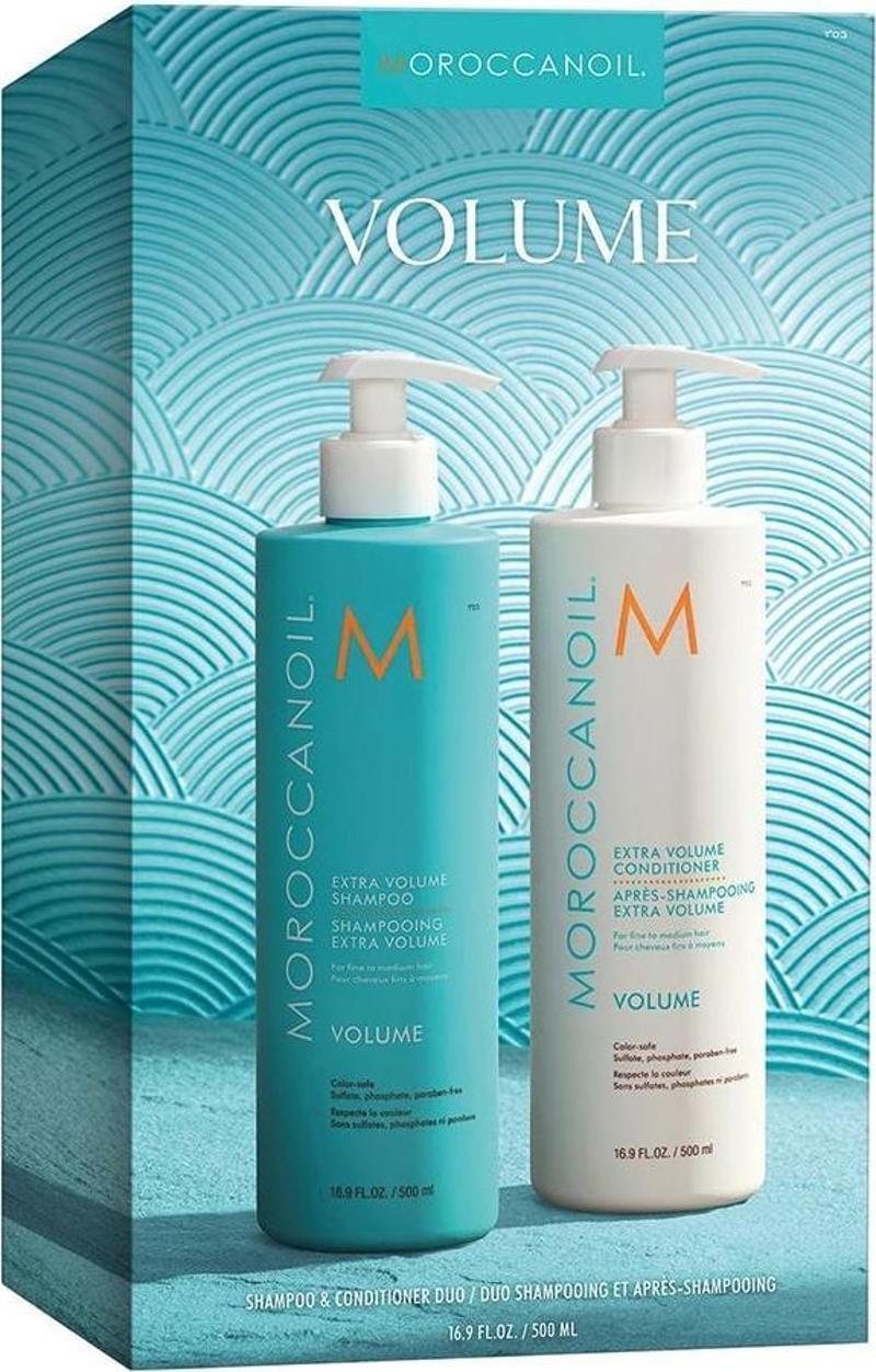 Duo Extra Volume Kit Extra Volume Şampuan 500ML ve Saç Kremi 500ML 2li Set