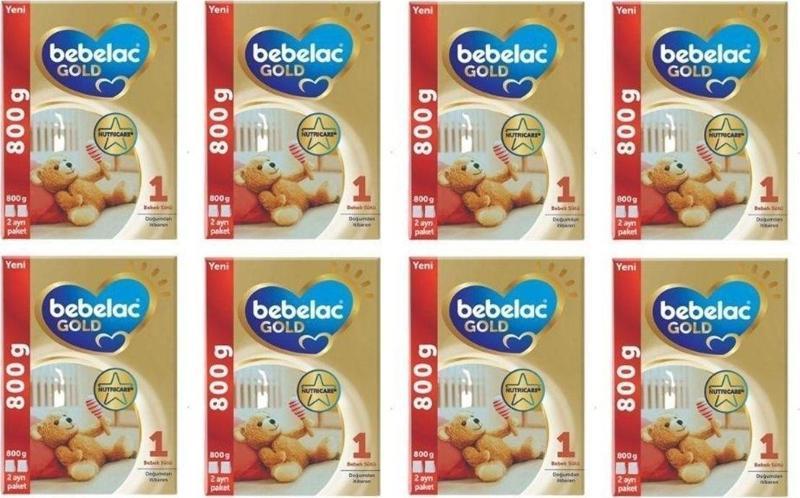 Gold 1 Numara Bebek Sütü Doğumdan Itibaren 800Gr X 8 Adet