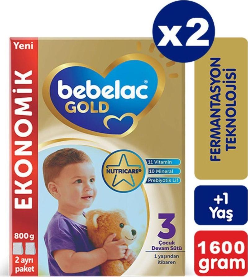 Gold 3 Devam Sütü 800 Gr X 2 Adet