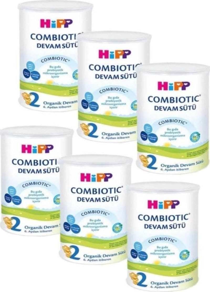 2 Organic Combiotic Devam Sütü 350 gr X 6 Adet