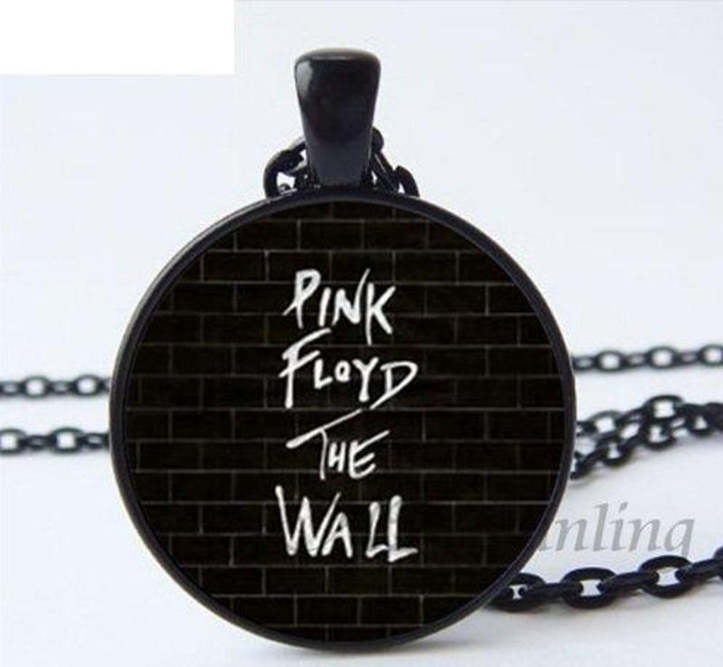 Pf8 Pink Floyd Kolye - Siyah Zincir Ve Çerçeveli
