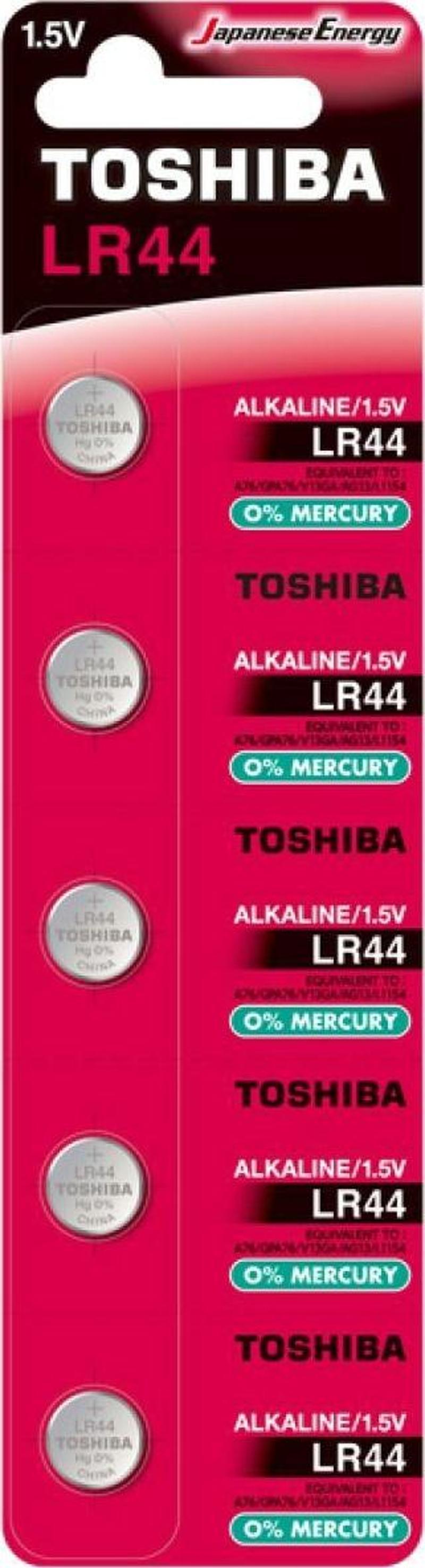 TOSHIBA LR44 ALKALİN PİL 5Lİ