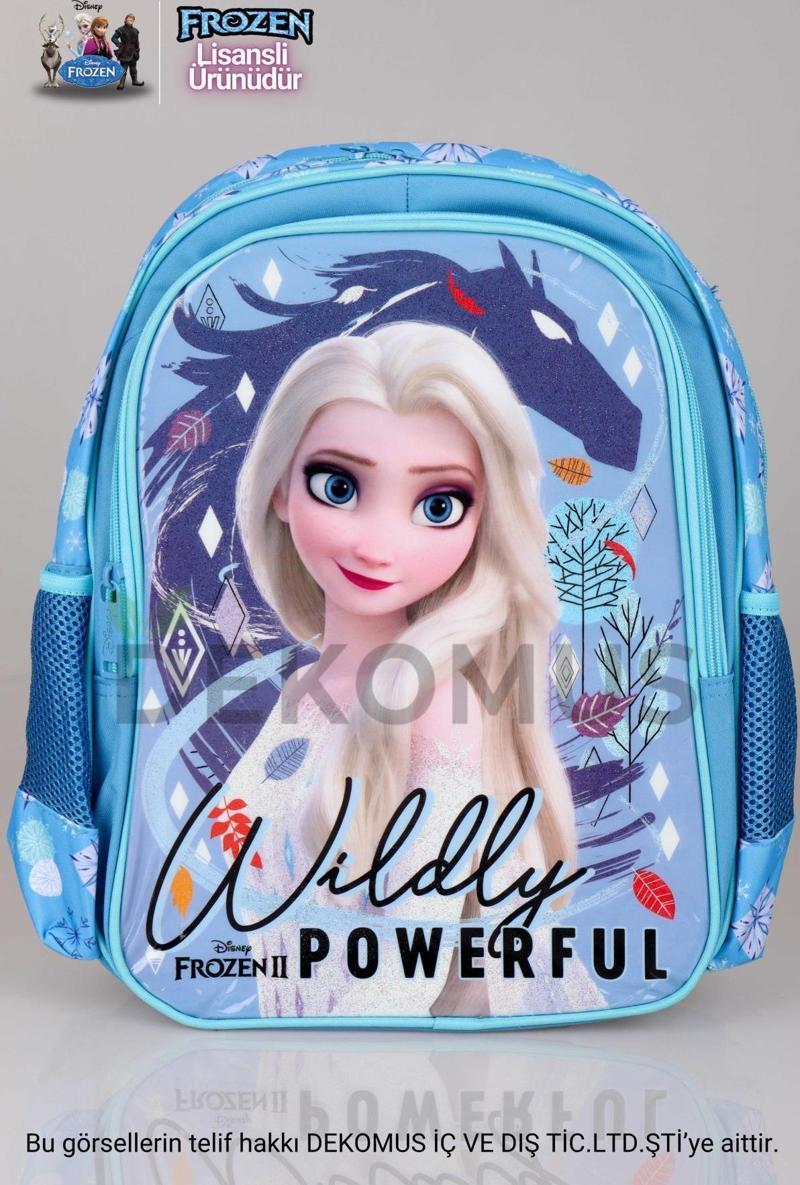 YENİ SEZON LİSANSLI ELSA FROZEN OKUL ÇANTASI HAWK WIDELY