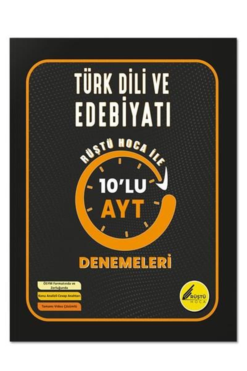 Rüştü Hoca AYT Türk Dili ve Edebiyatı 10'lu Denemeleri