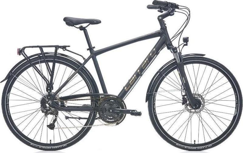 Elite 906 28"Jant HD Fren 48 Cm Kadro 27 Vites Şehir Bisikleti Mat Ve Parlak Siyah