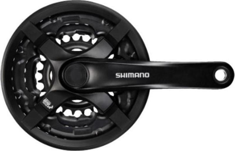 SHIMANO Bisiklet Aynakol FC-TY501 8/7/6-vites 175,0 mm 42-34-24D Siyah Orta Dişli