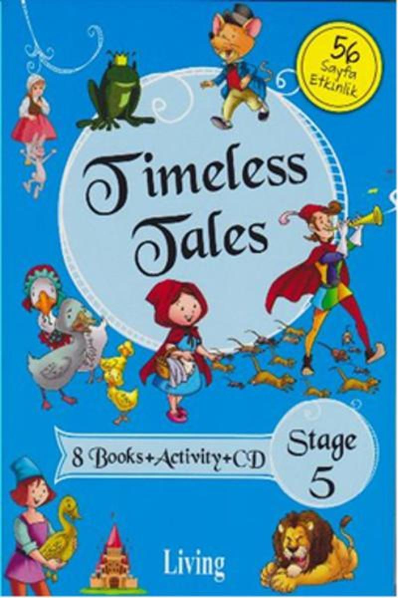 Living English Dictionary Stage 5 - Timeless Tales 8 Books + Activity + CD - Kolektif