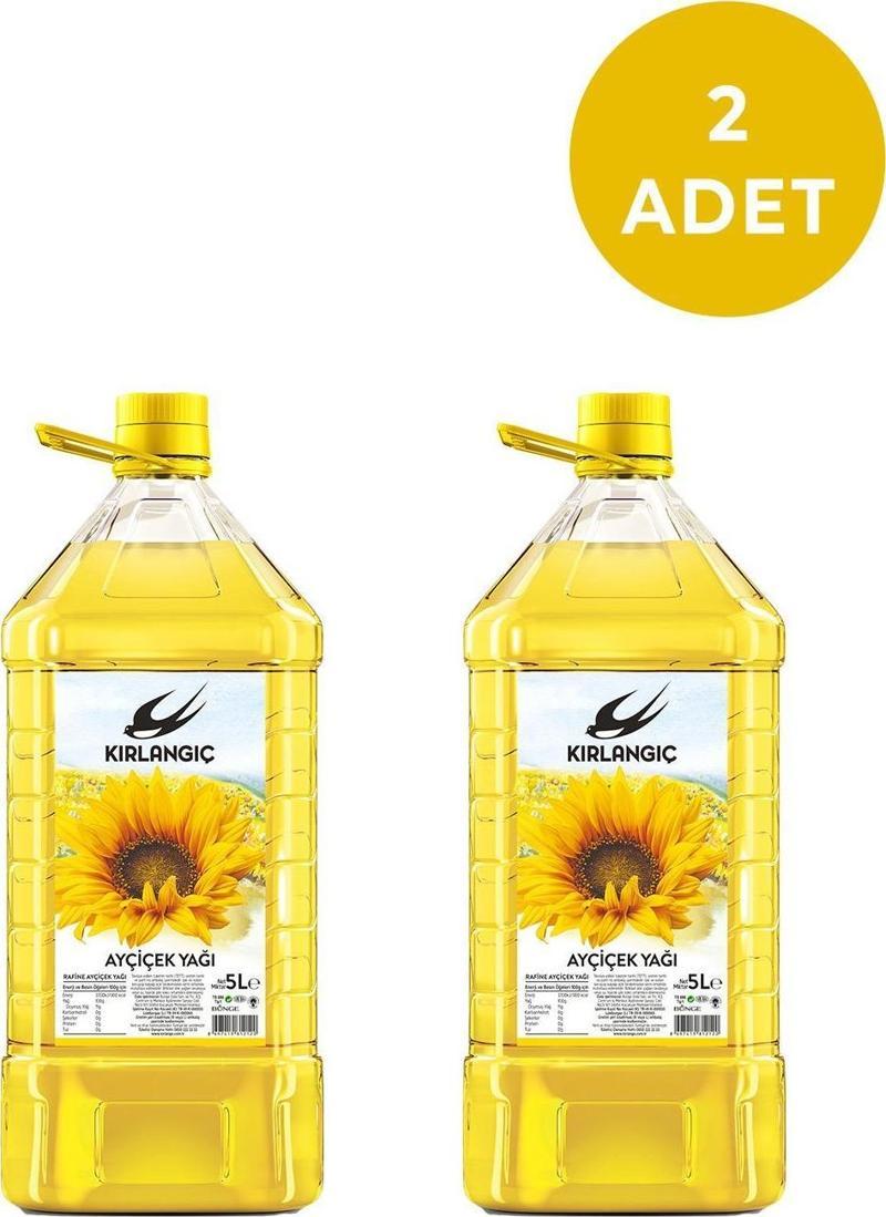 Ayçiçek Yağı Pet 5 lt 2 Adet