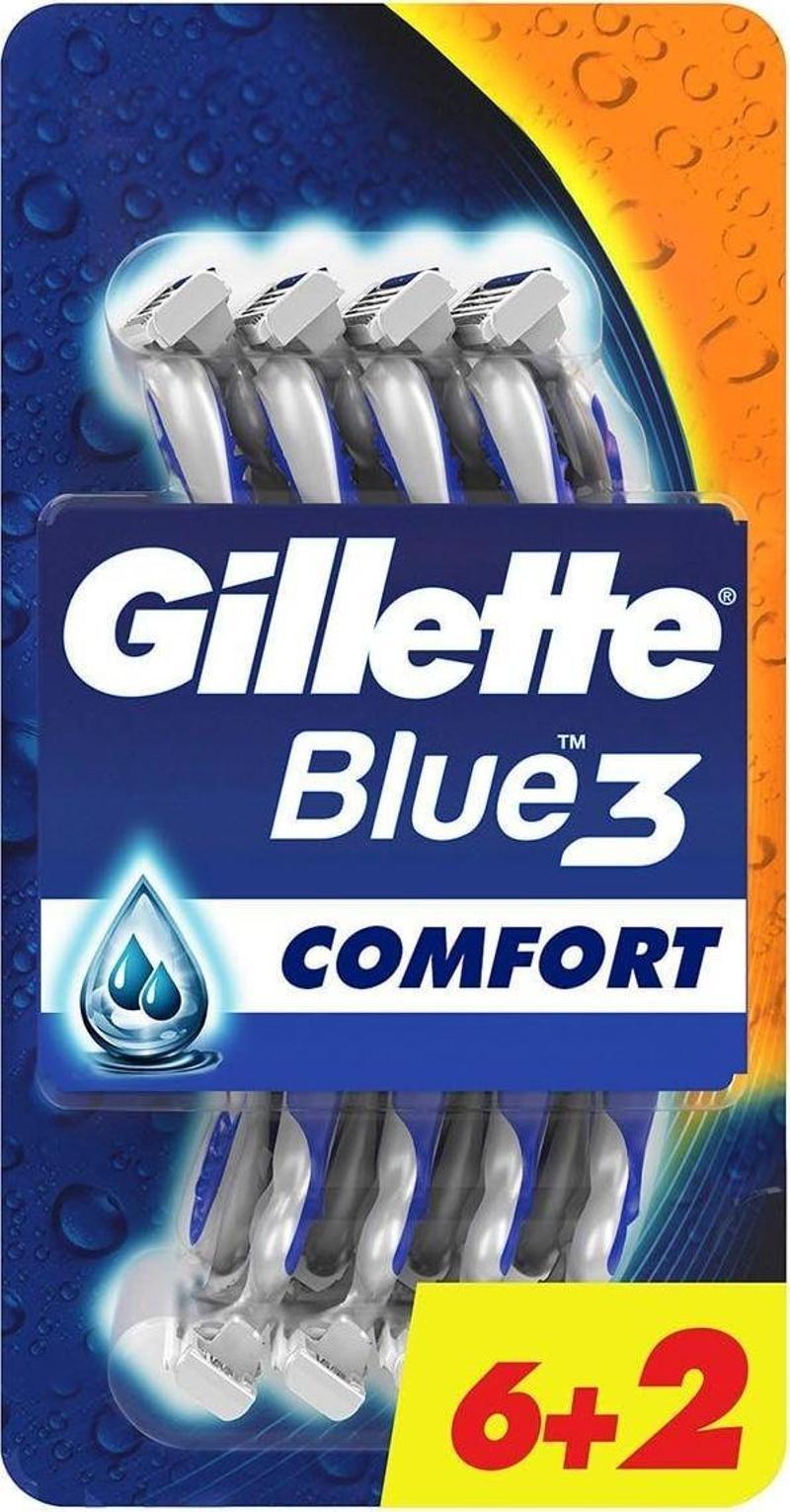 Blue3 Comfort Kullan At Tıraş Bıçağı 8'Li