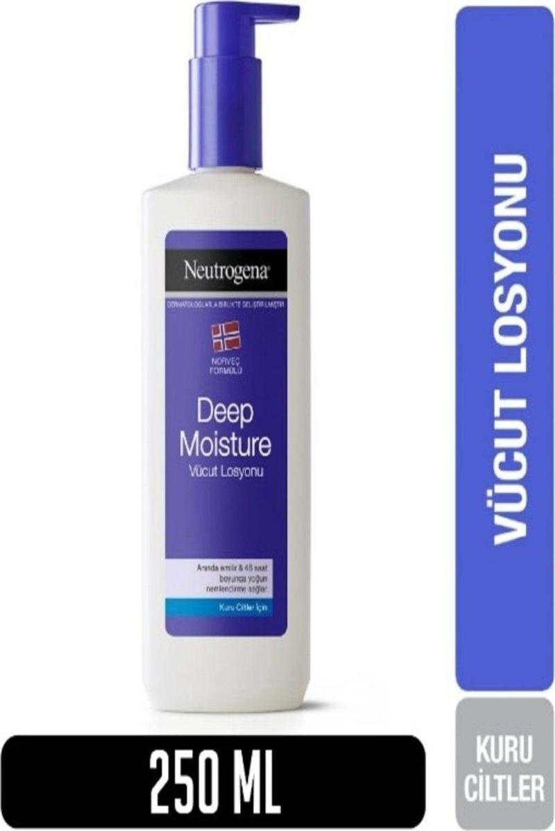 Yoğun Nemlendirici Kuru Ciltler Için Parfümlü Vücut Losyonu 250 Ml