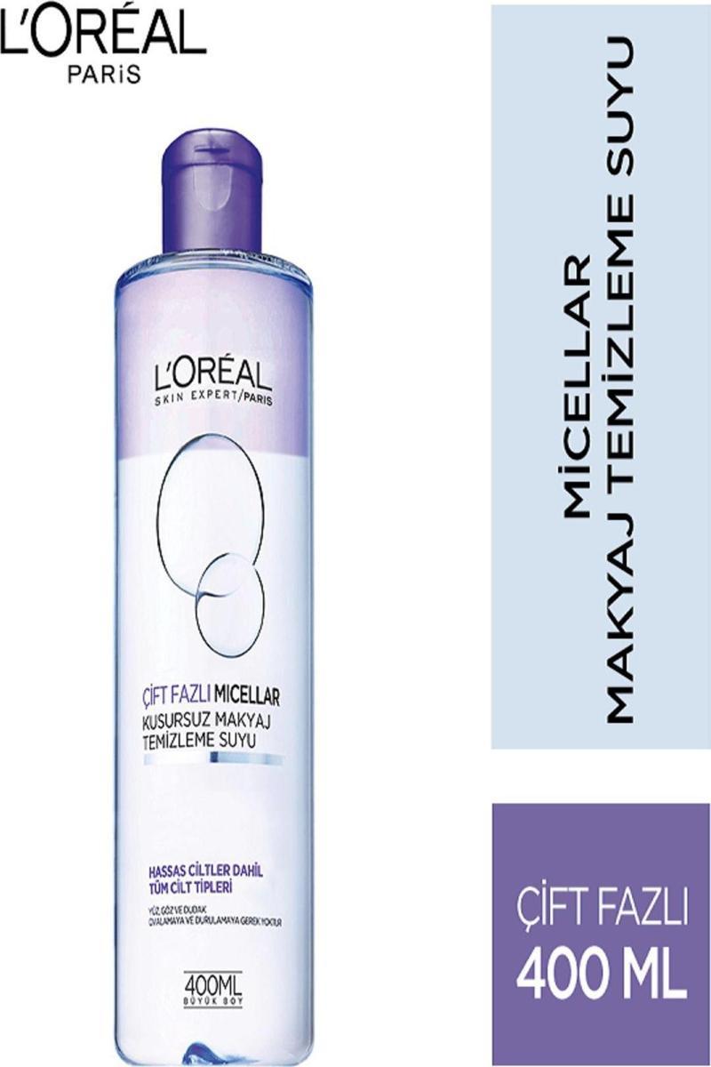Çift Fazlı Micellar Kusursuz Makyaj Temizleme Suyu 400 Ml 3600523461202
