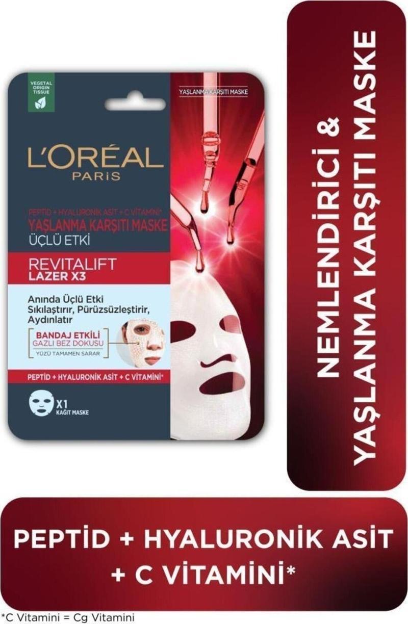 Revitalift Lazer X3 Yaşlanma Karşıtı Maske