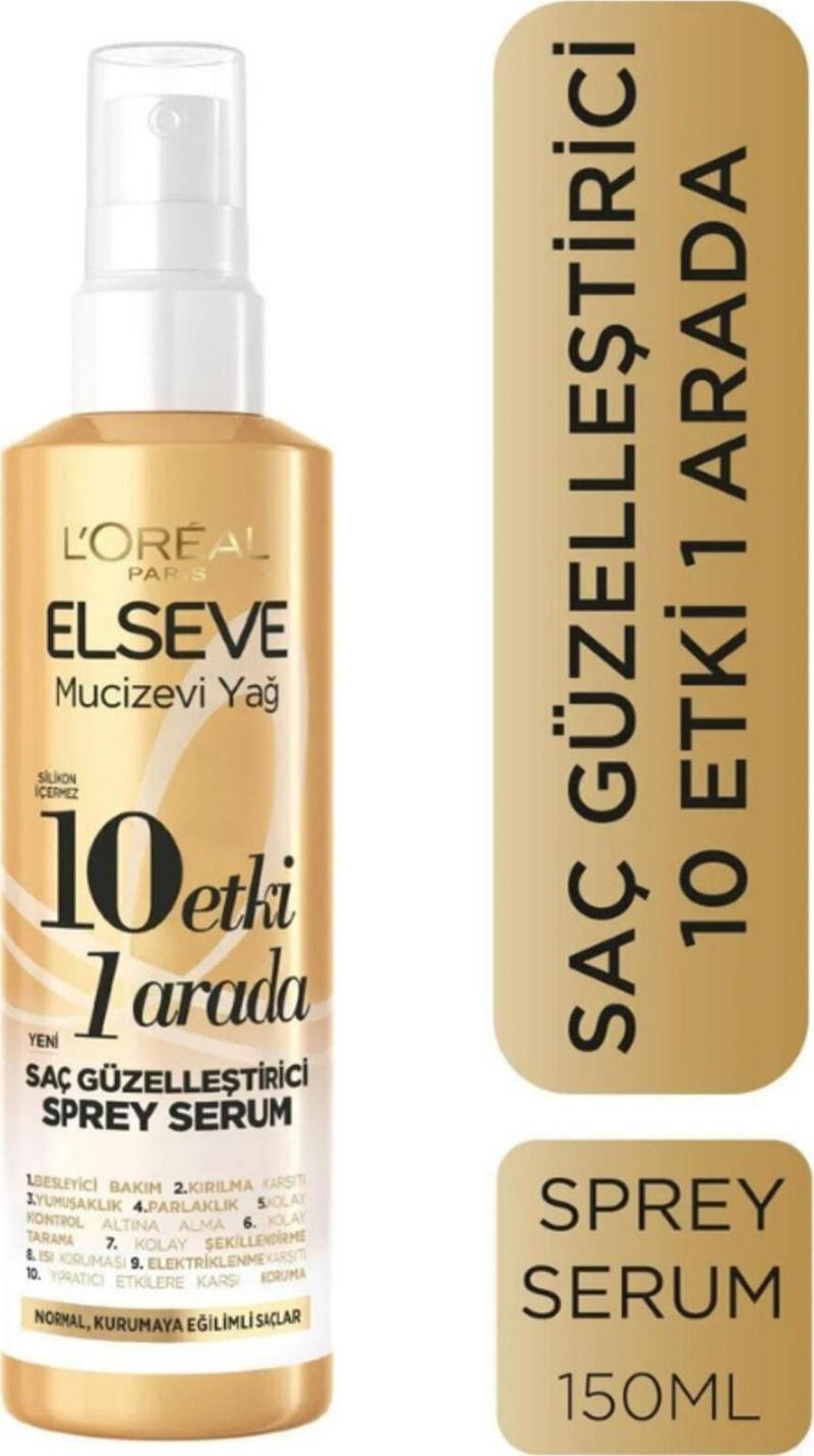 Mucizevi Yağ 10 Etki 1 Arada Saç Güzelleştirici Sprey Serum 150 Ml