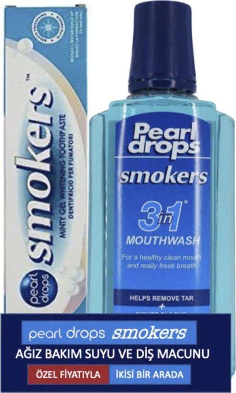 Smokers Diş Macunu 75 Ml+Ağız Suyu