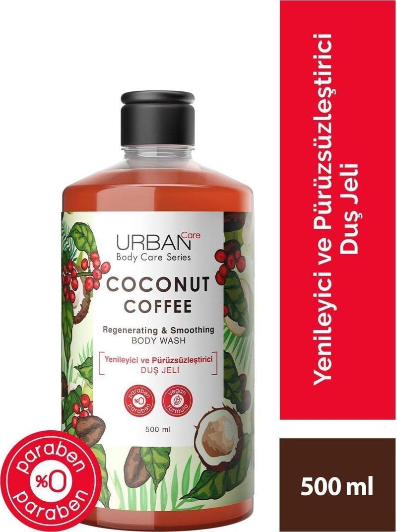 Coconut Coffee Yenileyici Ve Pürüzsüzleştirici Duş Jeli 500 Ml-Vegan