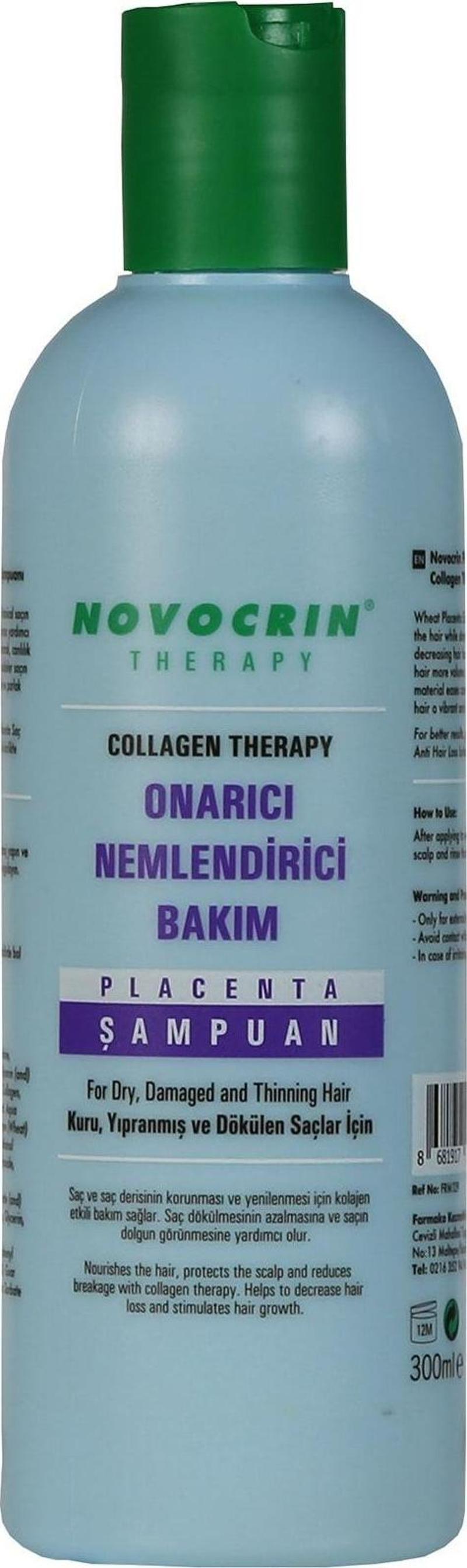 Placenta Collagen Therapy Onarıcı Nemlendirici Bakım Şampuanı 300 Ml