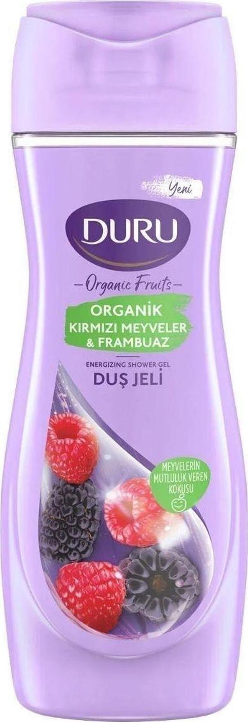 Organik Kırmızı Meyve&Frambuaz Duş Jeli 450Ml