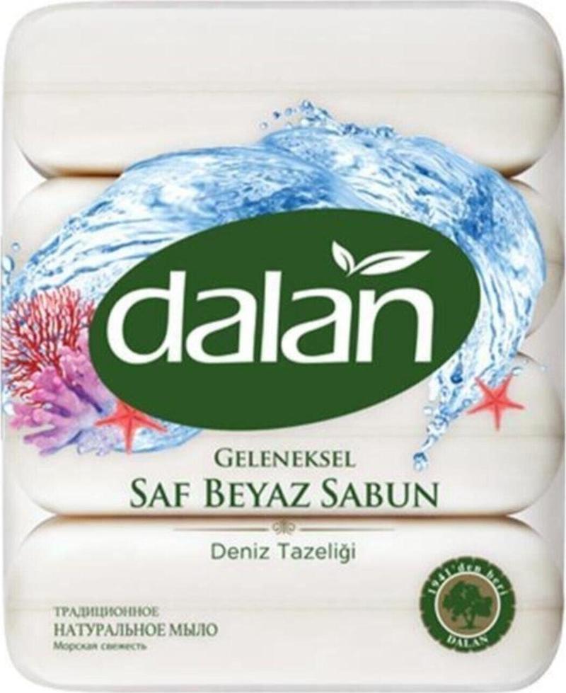 Geleneksel Saf Beyaz Sabun Deniz Tazeliği 4 X 70 Gr