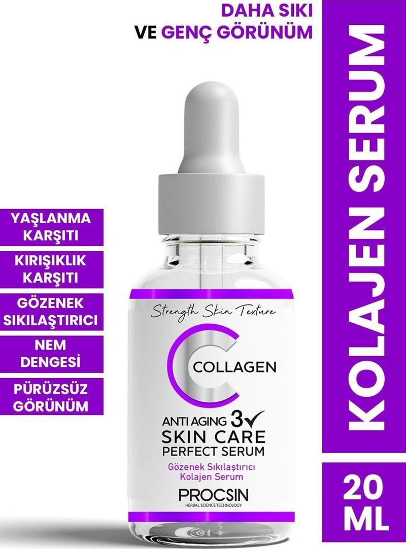 Yaşlanma Ve Kırışıklık Karşıtı Kolajen Serum 20 Ml