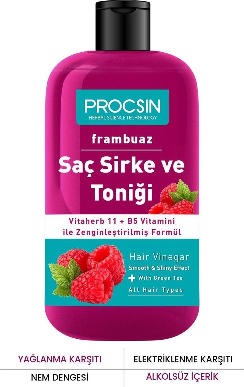 Yağ Dengeleyici Frambuazlı Saç Sirke Ve Toniği 250 Ml