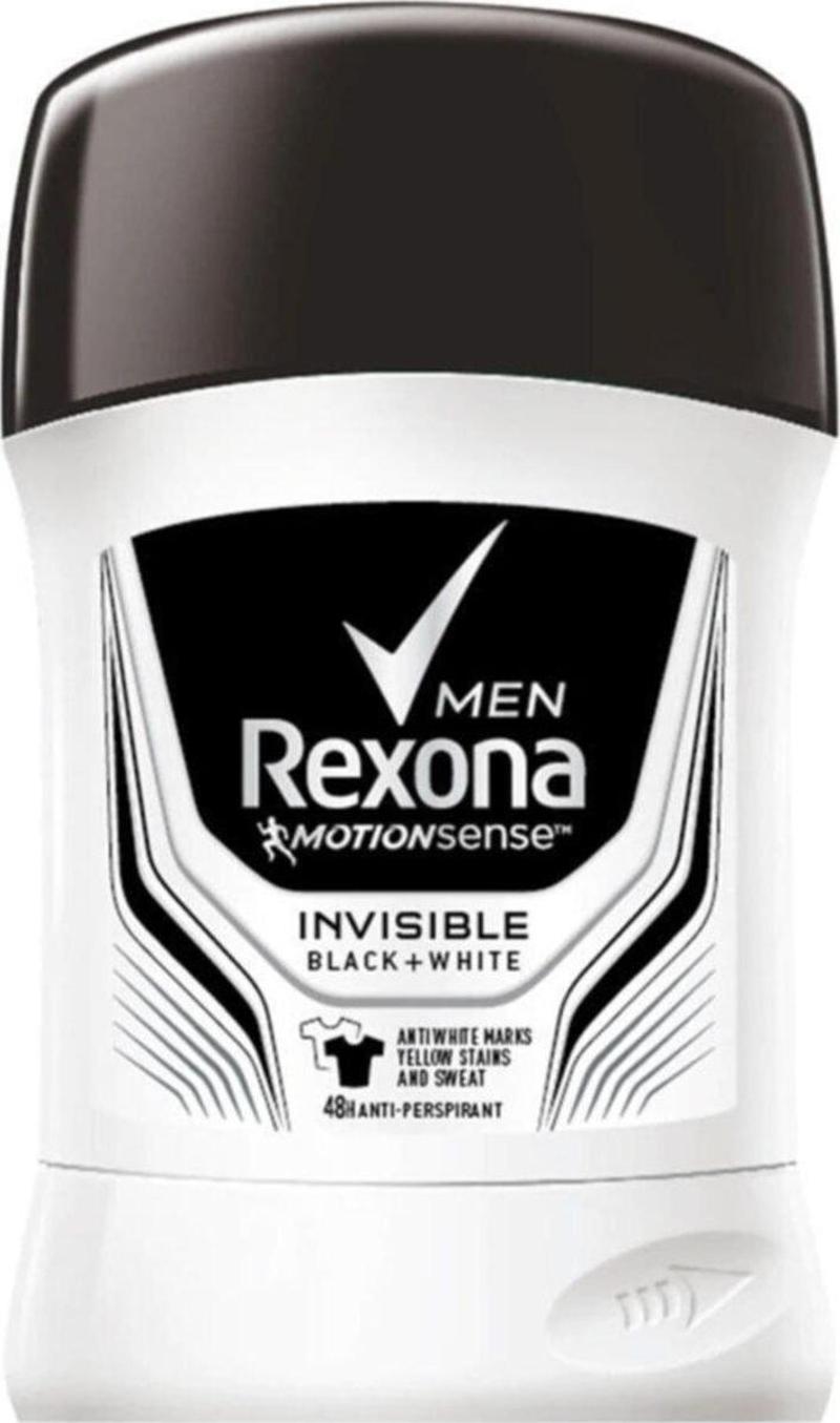 Men Invisible Black & White Stick 50Ml