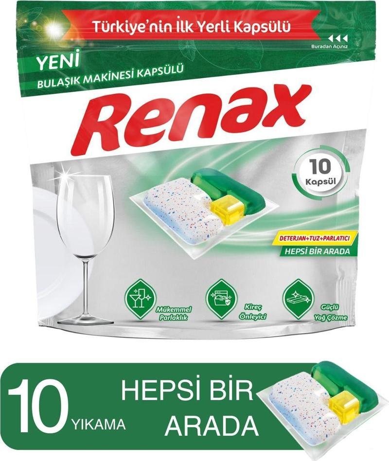 Bulaşık Makinesi Kapsülü Hepsi Bir Arada 10 Lu