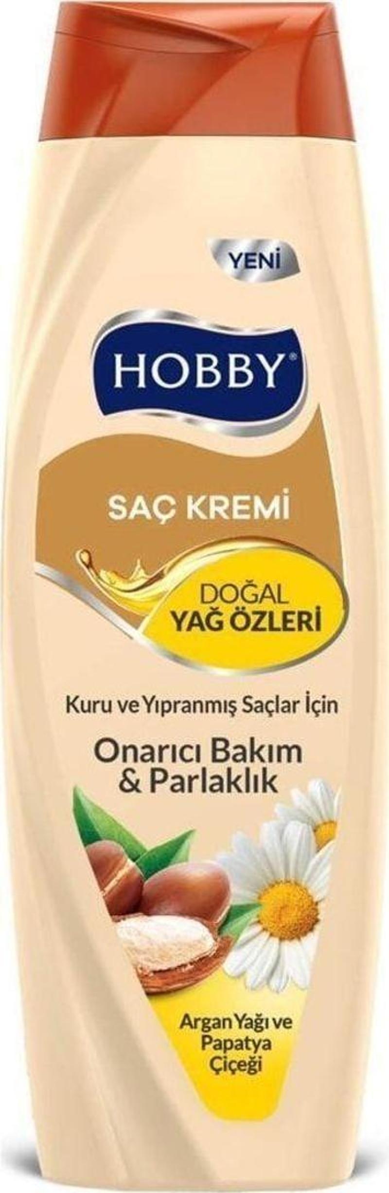 Kuru Ve Yıpranmış Saçlar Argan Yağı Ve Papatya Saç Kremi