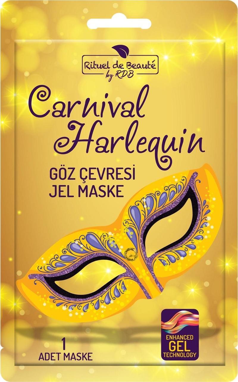 Göz Çevresi Karnaval Maske Harlequin