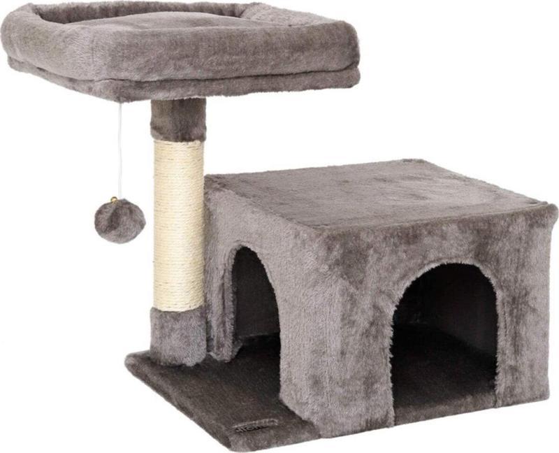 Komfor Stepli Yuvalı Kedi Tırmalaması Antrasit Nr-0093