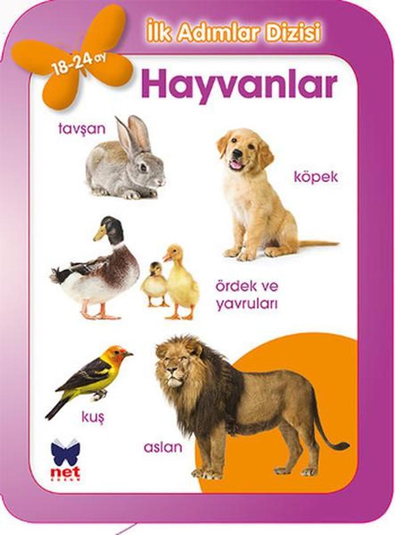 Net Çocuk Yayınları Yayinevi Hayvanlar (18-24 Ay) - Kolektif