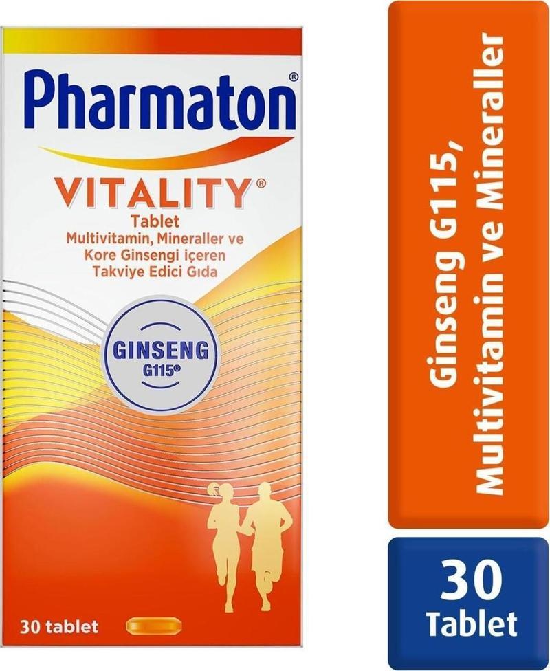 Vitality 30 Tablet - Ginseng G115, Multivitamin Ve Mineraller