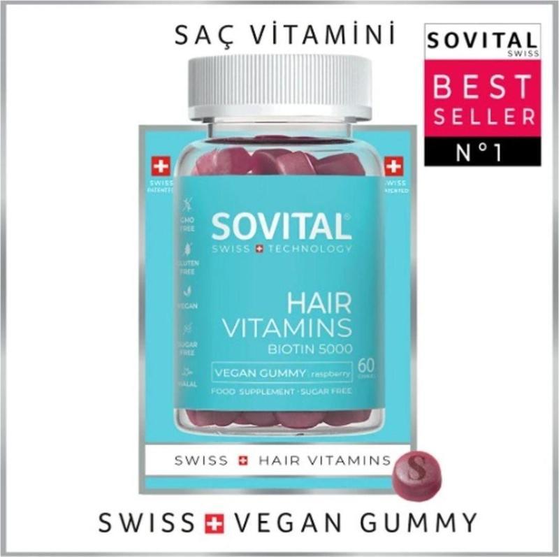 Hair Vitamin Isviçre Patentli Vegan Gummy - Saç Vitamini