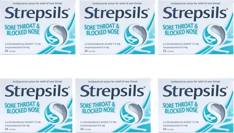 Sore Throat & Blocked Nose Mentollü Pastil 6'lı Paket