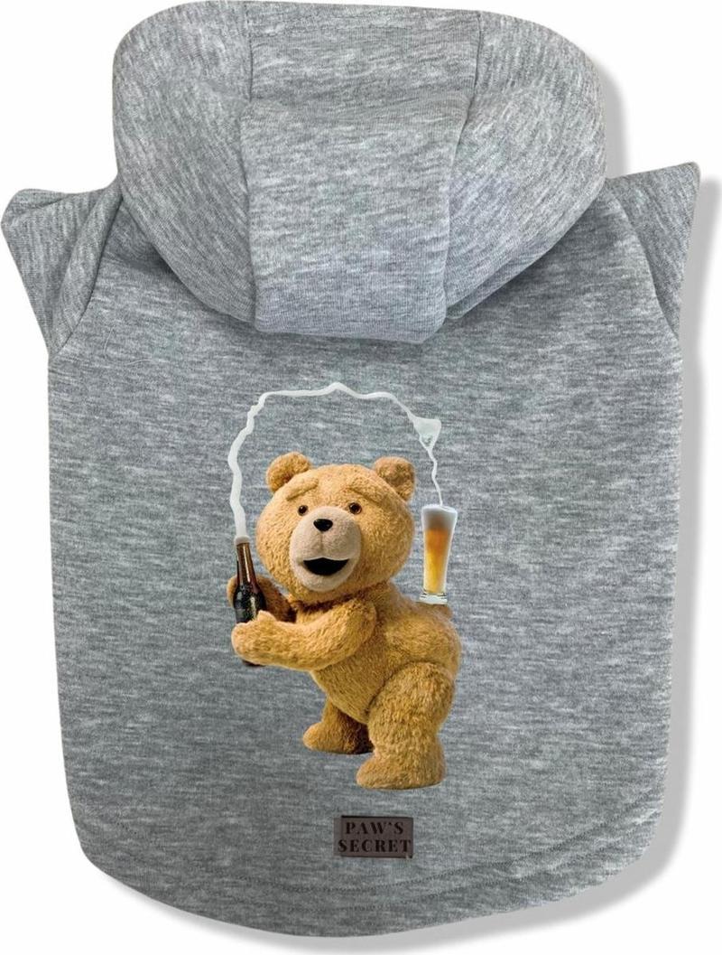 Köpek Kıyafeti Köpek Sweatshirt Hoodie Köpek Ürünleri Kedi Kıyafeti - Beer And Bear M