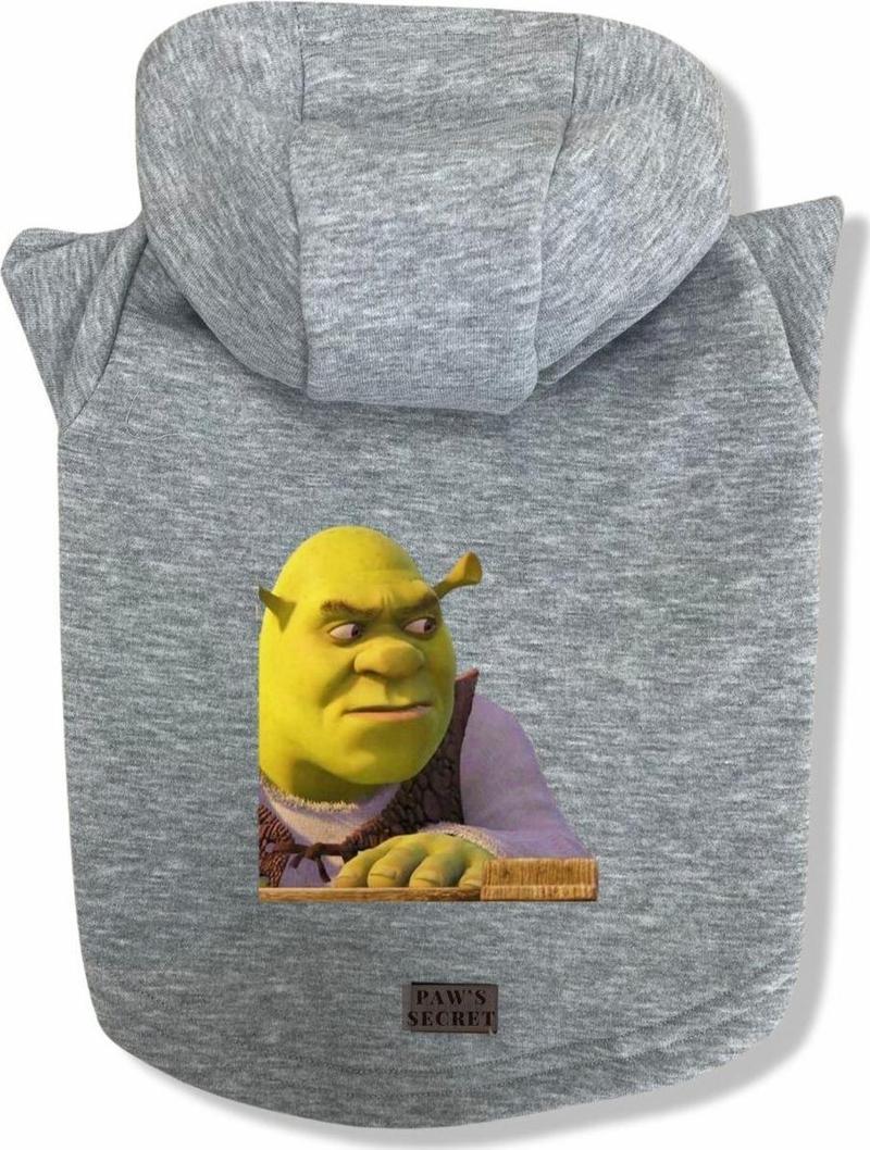 Köpek Kıyafeti Köpek Sweatshirt Hoodie Köpek Ürünleri Kedi Kıyafeti - Shrek M