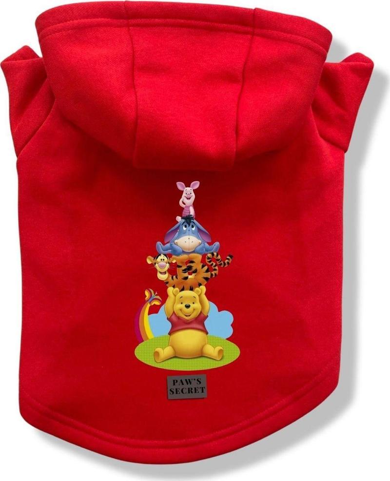 Köpek Kıyafeti Köpek Sweatshirt Hoodie Köpek Ürünleri Kedi Kıyafeti - Winnie The Pooh L