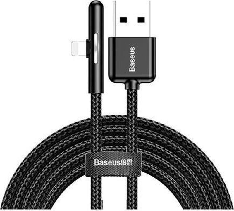 İphone Oyuncu Şarj USB Kablosu 2.4A 1mt Siyah CAL7C-A01