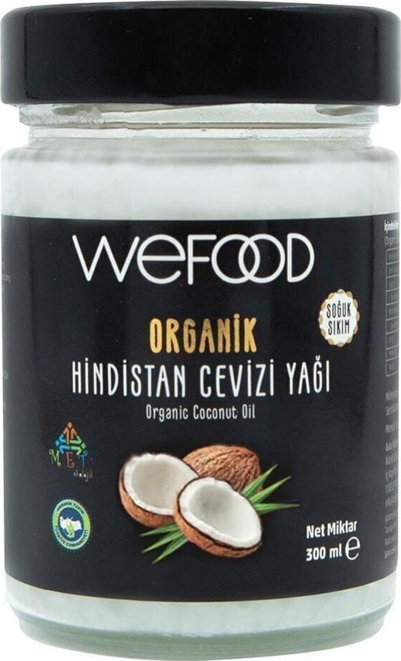 Organik Hindistan Cevizi Yağı 300 Ml (Soğuk Sıkım)