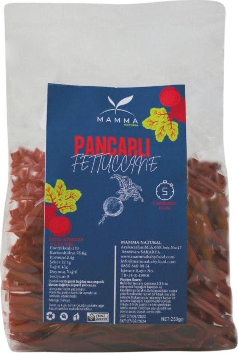 Organik Pancarlı Fettuccine